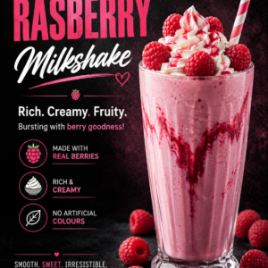 Rasberry Milkshake